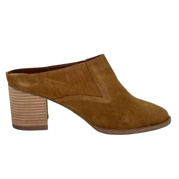 Aqua College Nan Suede Leather Waterproof Womens Mules - Picture 4 of 15